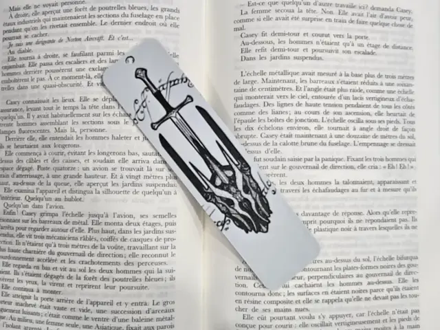 HueForge model: Bookmark Sauron Lord of the Rings by Kactus Fpv