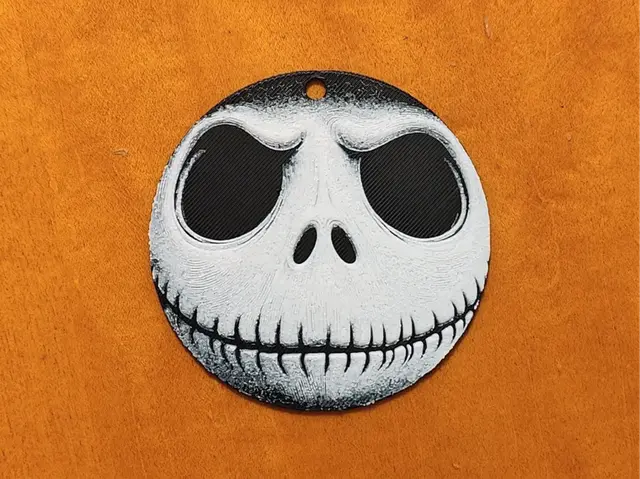 HueForge model: Jack Skellington Christmas Bauble Ornament by Sarge