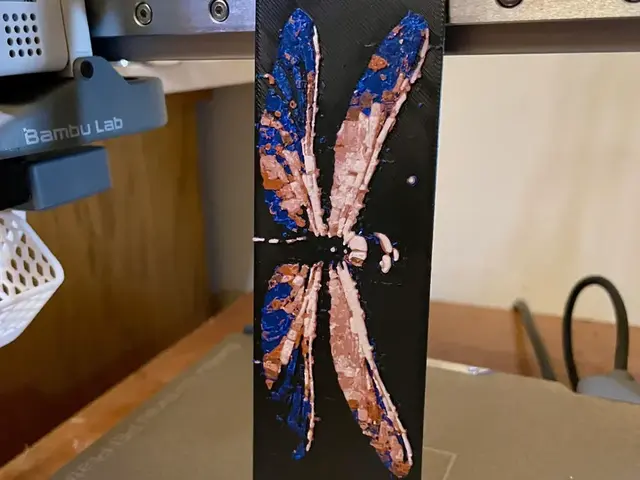 HueForge model: Dragonfly Bookmark by 3D_Forged