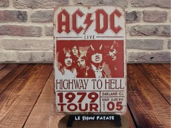 HueForge model: ACDC Hueforge Poster by leshowpatate