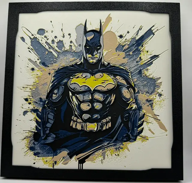 HueForge model: Batman - Hueforge by Canadian Gamer