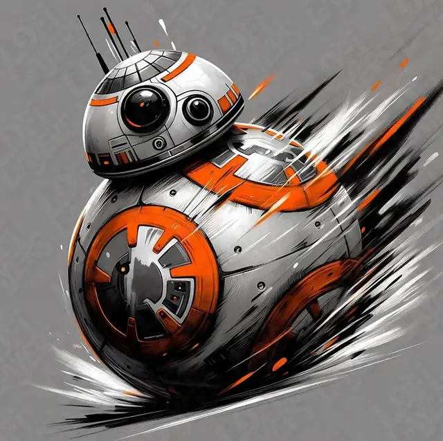 HueForge model: BB8 Hueforge by LoFi Layers