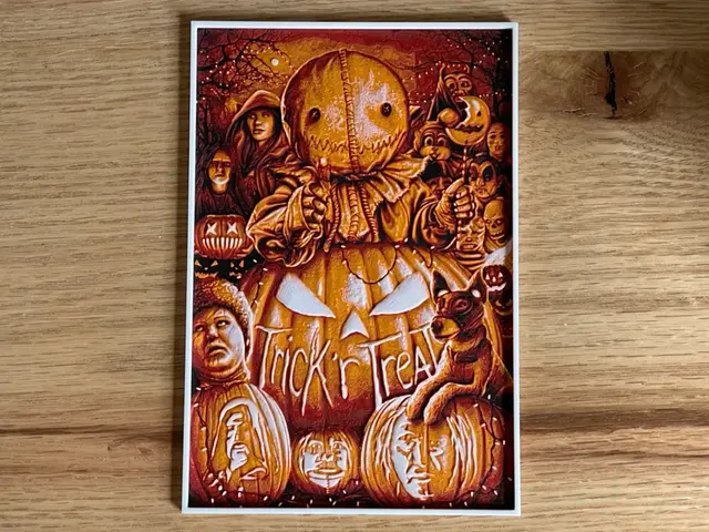 HueForge model: Trick 'R Treat (2007) Hueforge Movie Poster by NiiON