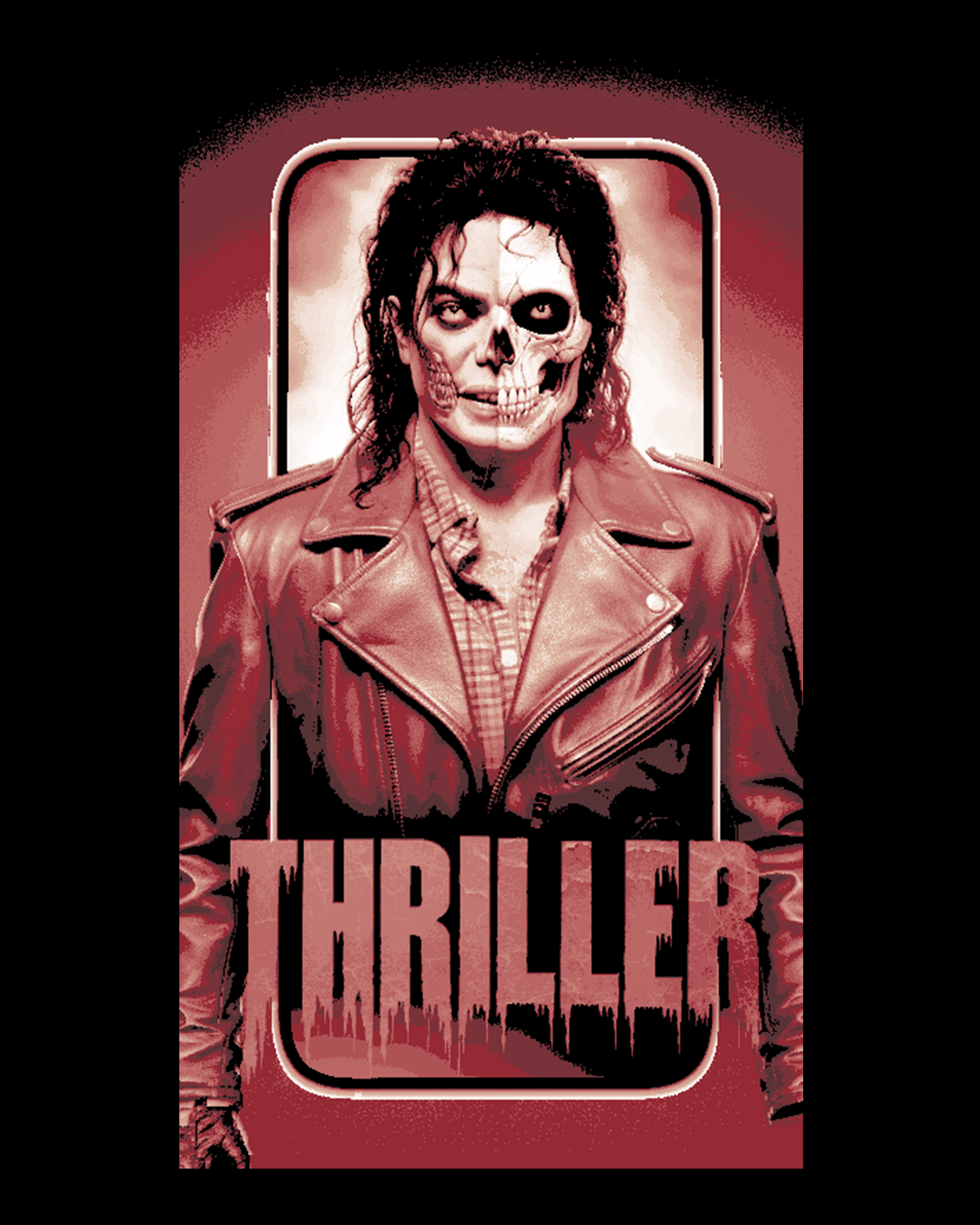 Fan Art depiction of a Thriller Poster with Michael Jackson as a zombie - Hueforge art by BooneCo3d HueForge model: Fan Art depiction of a Thriller Poster with Michael Jackson as a zombie - Hueforge art by BooneCo3d
