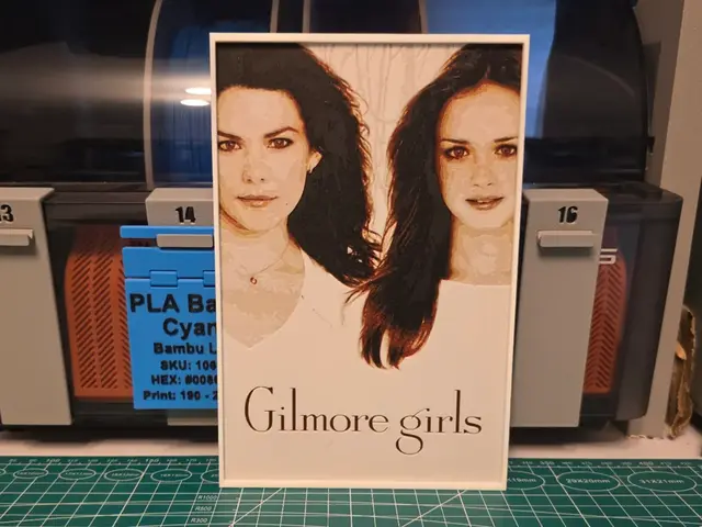 HueForge model: Gilmore Girls Series Poster - Hueforge Art by Lumpy3D
