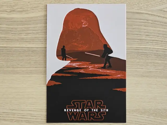 HueForge model: Star Wars Revenge of the Sith - HueForge Poster by EisenWorld