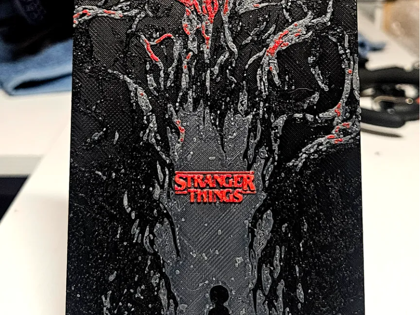 Stranger Things by Mano's 3d_Art HueForge model: Stranger Things by Mano's 3d_Art