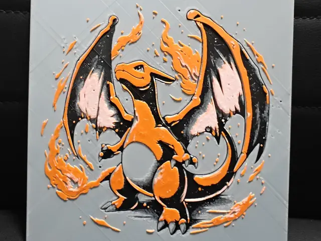 HueForge model: Charizard by TheHueforgeLady