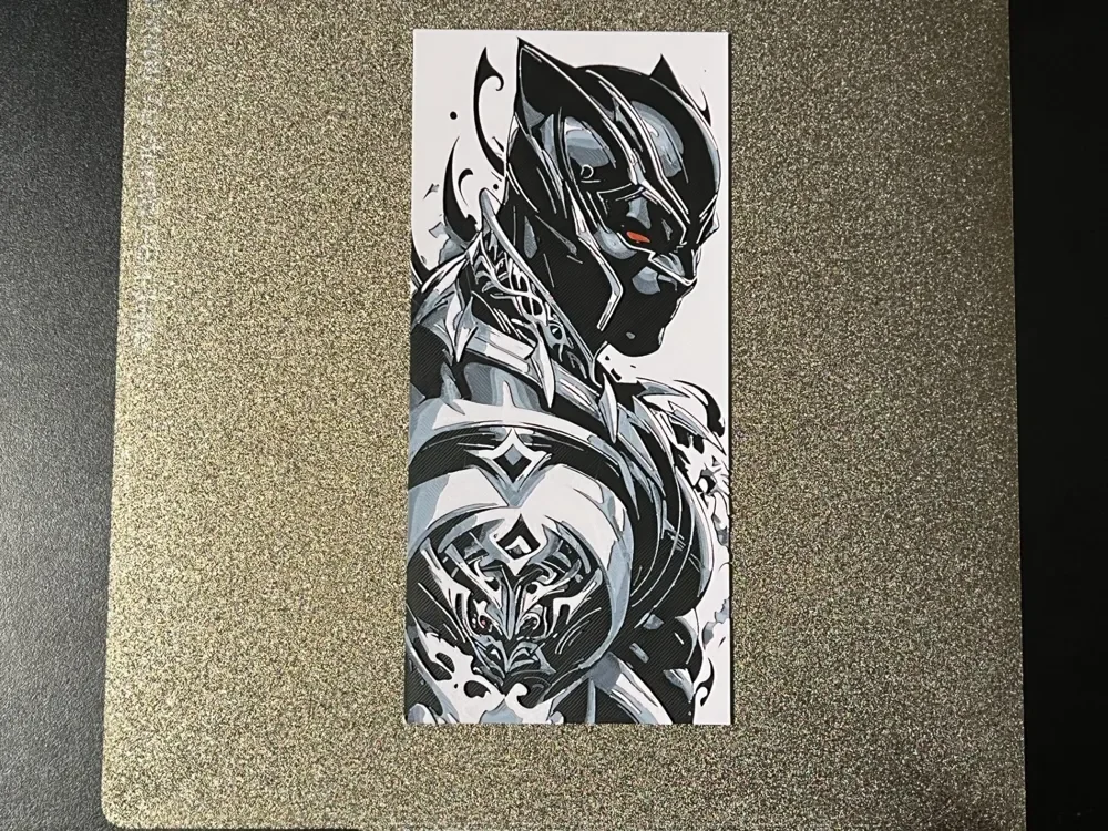 Black Panther Marvel Hueforge by FantasyZ HueForge model: Black Panther Marvel Hueforge by FantasyZ
