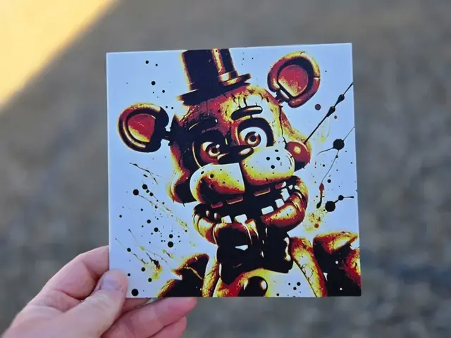 HueForge model: Graffiti Freddy Fazbear Hueforge by 3Ree Printing