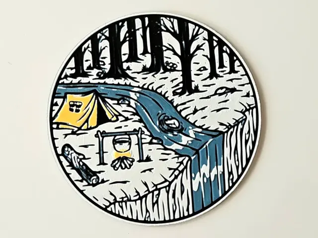 HueForge model: "Wilderness Retreat" - Coasters by C3D