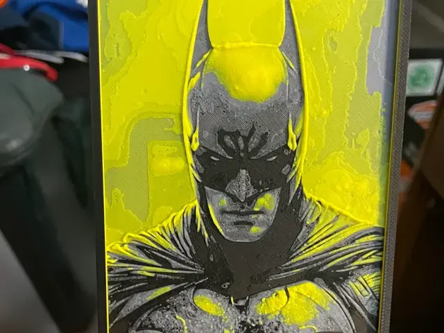 HueForge model: Batman Front Face Hueforge by Advancedtechworldwide