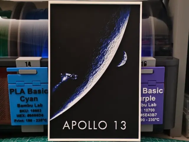 HueForge model: Apollo 13 Movie Poster - Hueforge Art by Lumpy3D
