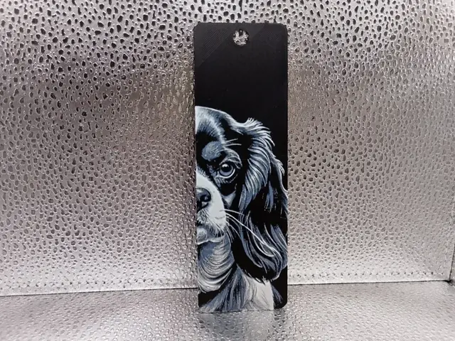 HueForge model: Cavalier King Charles Spaniel – Hueforge Bookmark by Borishotch Industries