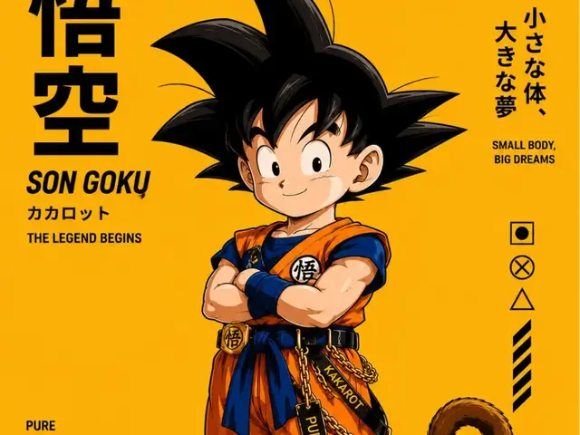 HueForge model: Goku  – Dragon Ball Edition by Hueforge Maker
