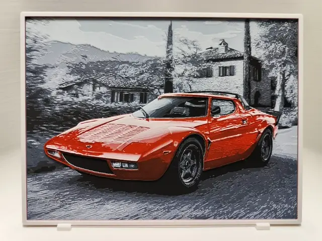 HueForge model: Lancia Stratos - Hueforge by BeaN