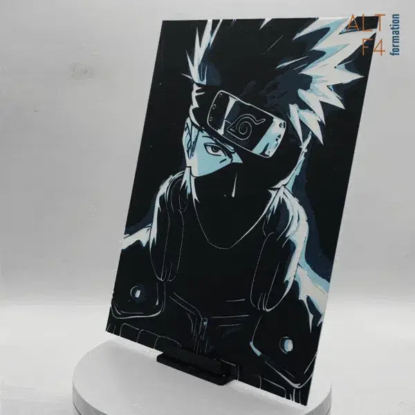 Kakashi with backlight effect