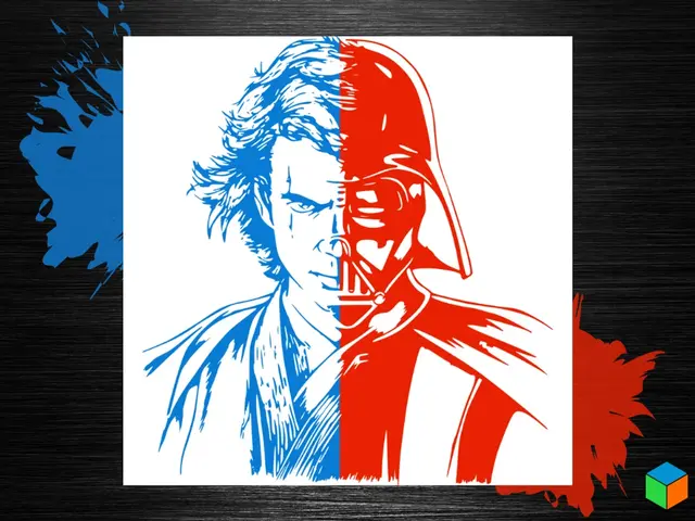 HueForge model: 🔥 Anakin / Darth Vader – Duality Poster (Patreon Exclusive) by 3D Prints By Vic