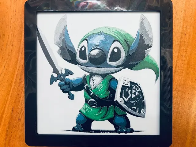 HueForge model: Stitch Dressed as Link from Zelda by JustBe 3D Printing