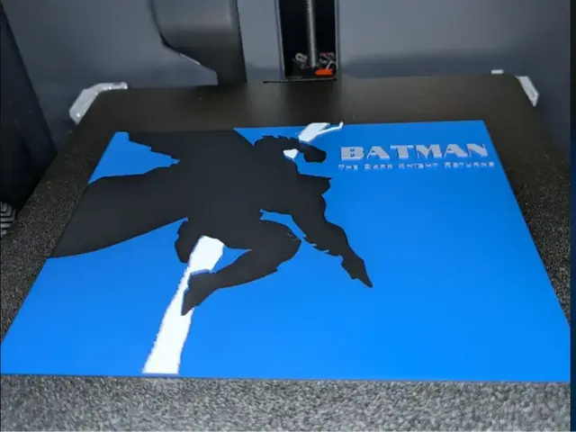 HueForge model: Batman The Dark Knight Returns Cover Hueforge by IslandLooter