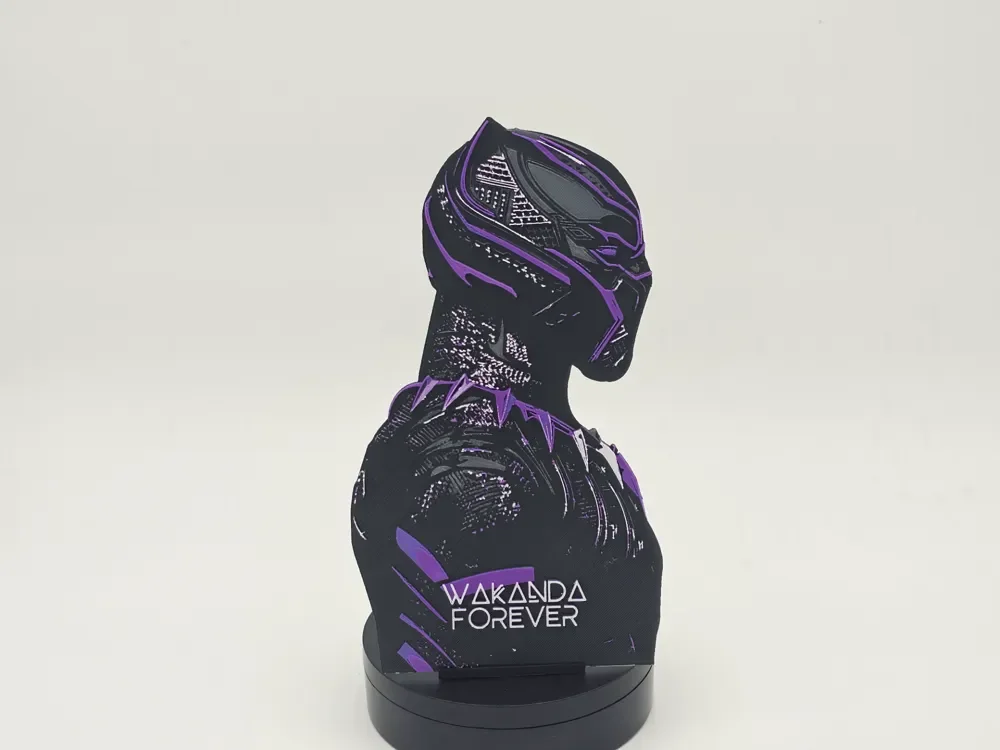 Black Panther Wakanda Forever Hueforge by Loki HueForge model: Black Panther Wakanda Forever Hueforge by Loki