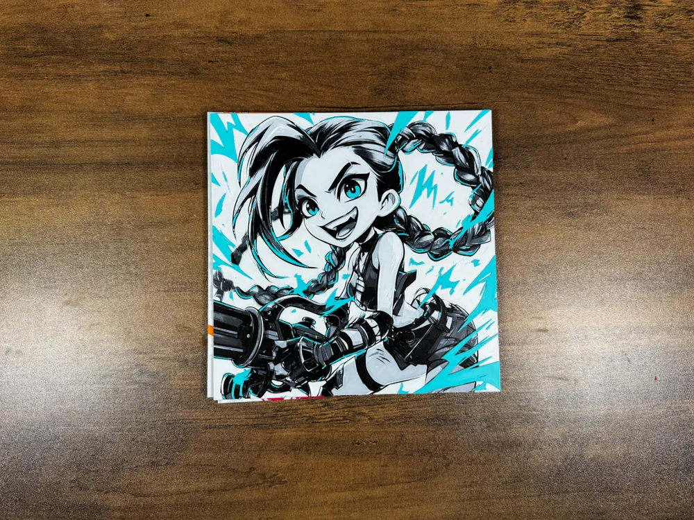 Chibi Jinx – Cutest Chaos with a Bang! by 3D Prints By Vic HueForge model: Chibi Jinx – Cutest Chaos with a Bang! by 3D Prints By Vic