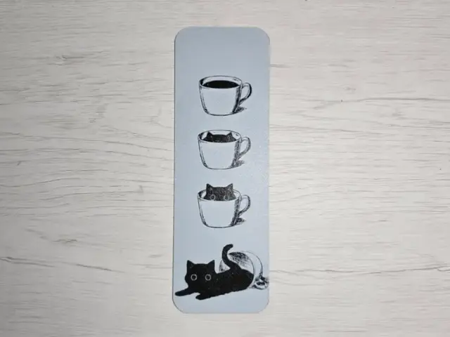 HueForge model: Coffe Cat Bookmark by Atrus Design