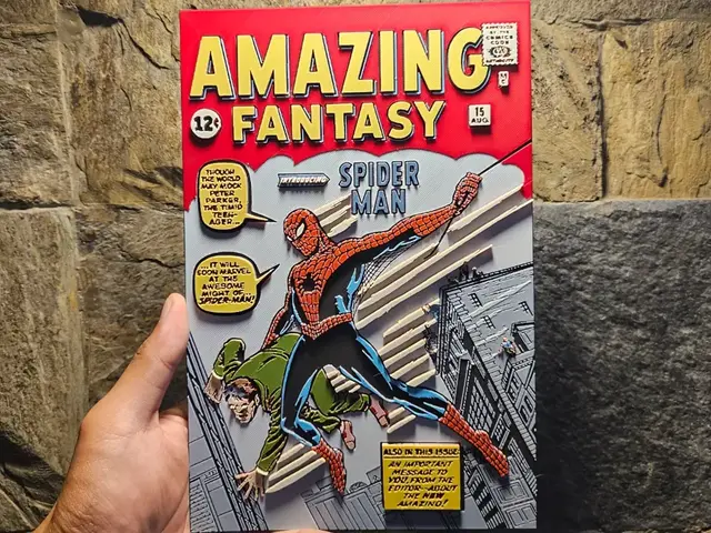 HueForge model: Amazing Fantasy #15 (1962) Spiderman Hueforge by Loki