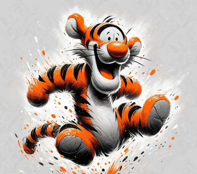 HueForge model: Tigger Hueforge by LoFi Layers