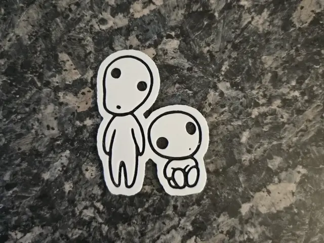 HueForge model: Sticker Kodama Princesse Mononoke by Kactus Fpv