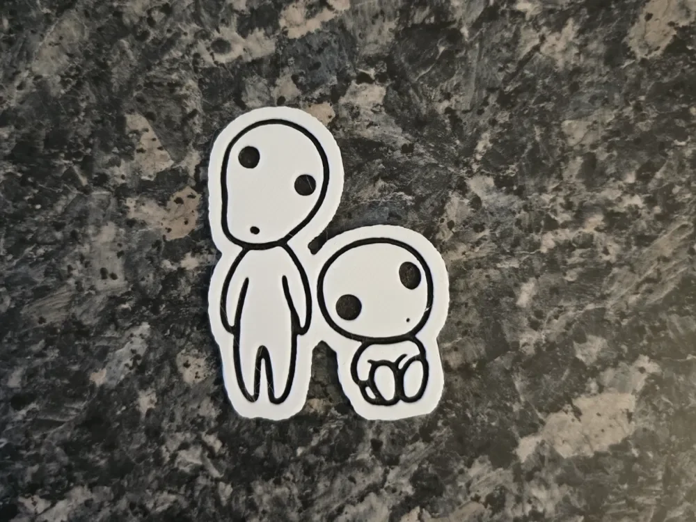 Sticker Kodama Princesse Mononoke by Kactus Fpv HueForge model: Sticker Kodama Princesse Mononoke by Kactus Fpv