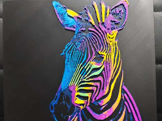 HueForge model: Zebra Pop Art 1 AMS only by TheHueforgeLady