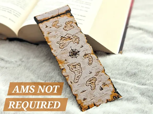 HueForge model: Pirate Map - Bookmark by C3D