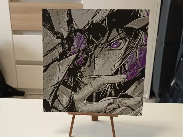 HueForge model: Code Geass Lelouch Hueforge by 3DNesy