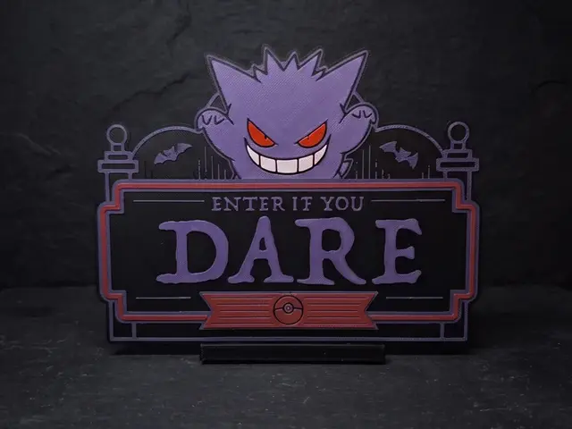Gengar Door Sign - 4 Colours