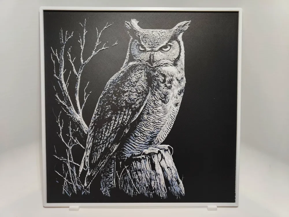 Owl - Hueforge by BeaN HueForge model: Owl - Hueforge by BeaN