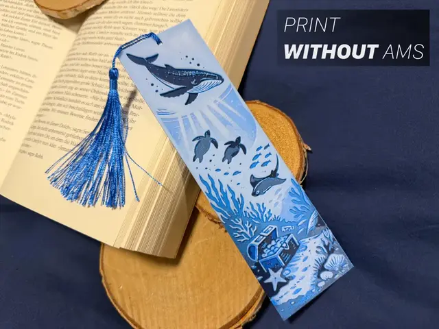 HueForge model: Sealife Underwater Bookmark by Loupes