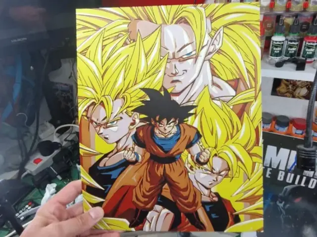 HueForge model: Goku Hueforge - Dragon Ball Z by Dakiren