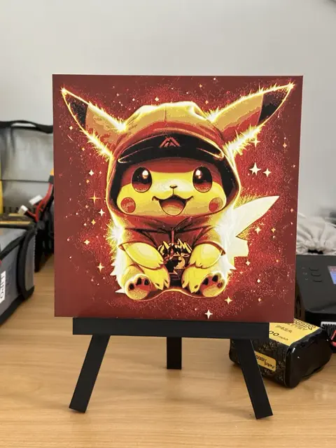 HueForge model: Pokemon Pikachu happy 200x200 by enricoRE
