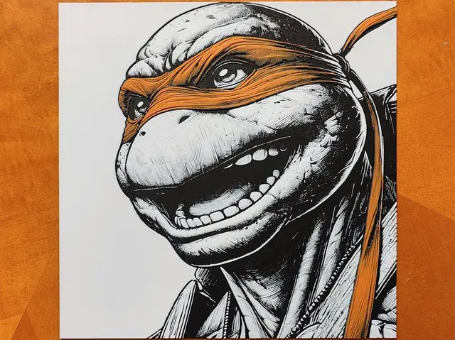 HueForge model: Michelangelo - TMNT - Hueforge by Sarge