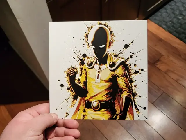 HueForge model: Graffiti Saitama Hueforge by 3Ree Printing