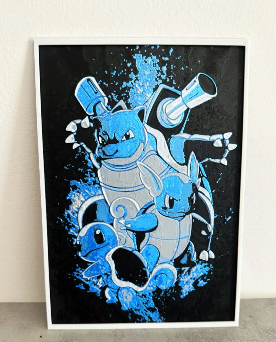 BLASTOISE'S LEGACY HUEFORGE POKEMON FINAL PT 2 by Giamma933 HueForge model: BLASTOISE'S LEGACY HUEFORGE POKEMON FINAL PT 2 by Giamma933