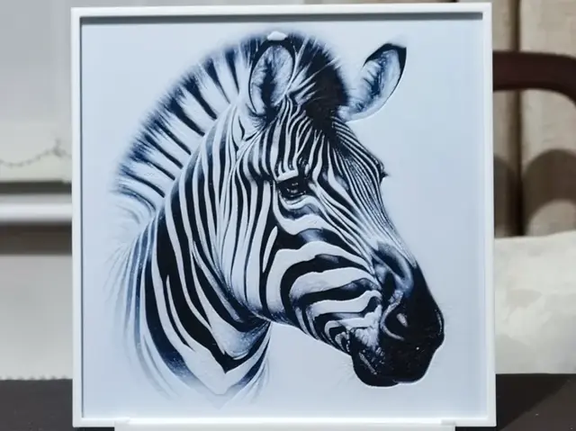 HueForge model: Zebra - HueForge 3 Color by BoDad