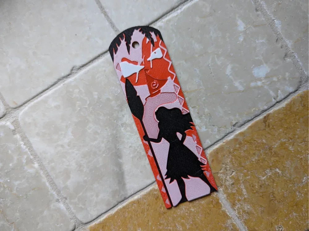 Moana - Moana Bookmark Hueforge by suaimondi HueForge model: Moana - Moana Bookmark Hueforge by suaimondi