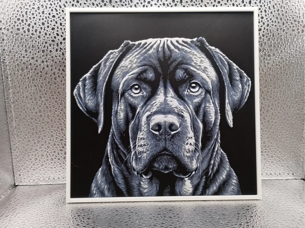 Spanish Mastiff – Hueforge by Borishotch Industries HueForge model: Spanish Mastiff – Hueforge by Borishotch Industries