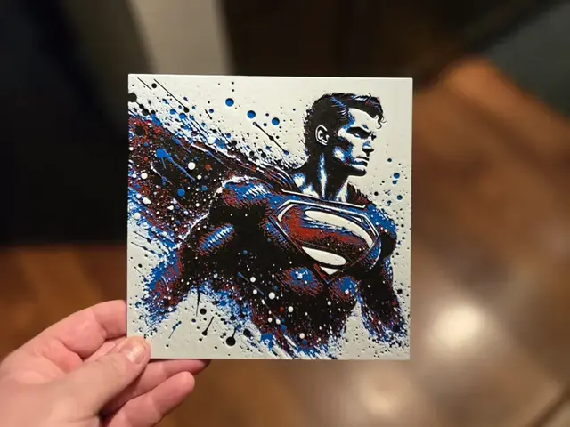 HueForge model: Graffiti Superman Hueforge by 3Ree Printing