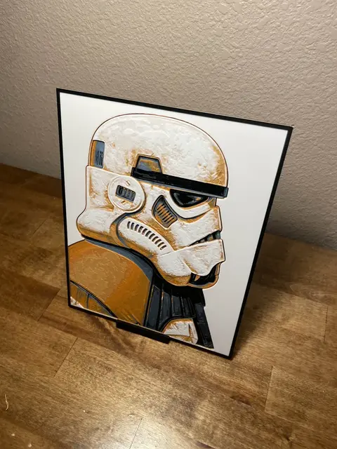 HueForge model: Sandtrooper by Cloudy Nostalgia