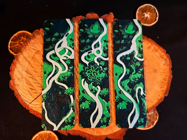 HueForge model: The forest path bookmark set by EternalDesigns3D