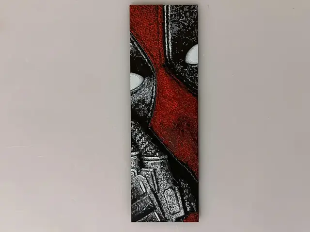 HueForge model: Deadpool Shocked Closeup - Bookmark by 3djd