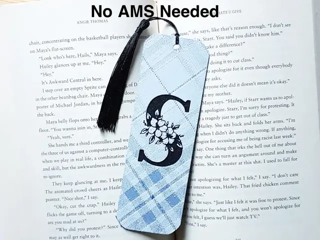 HueForge model: Monogram S Bookmark, Hueforge. by Dame Jo